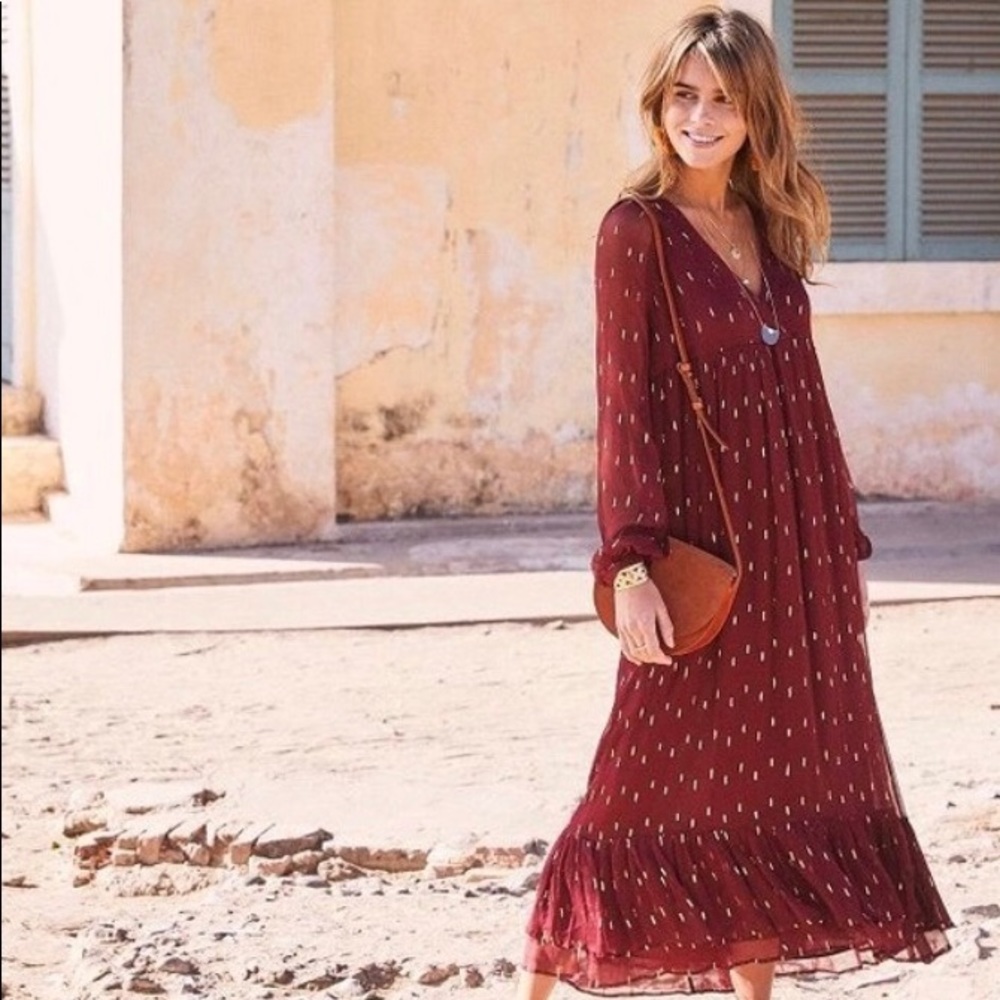 Sezane maxi dress size 36